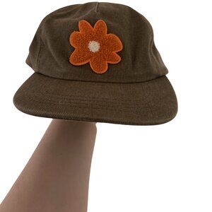 Wirth Hats - Orange Puffy Flower